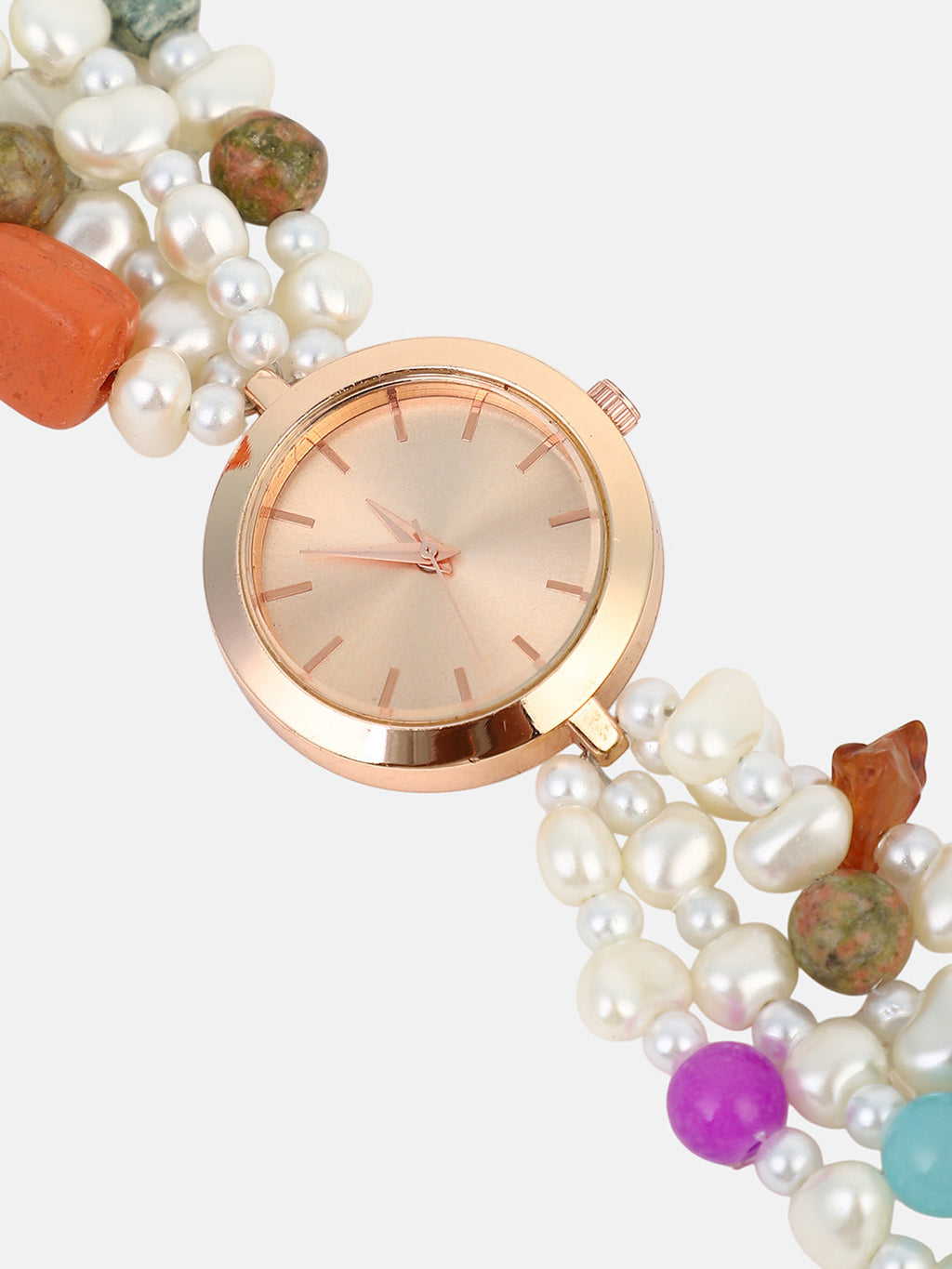 The Maryam Round Watch - Multicolour
