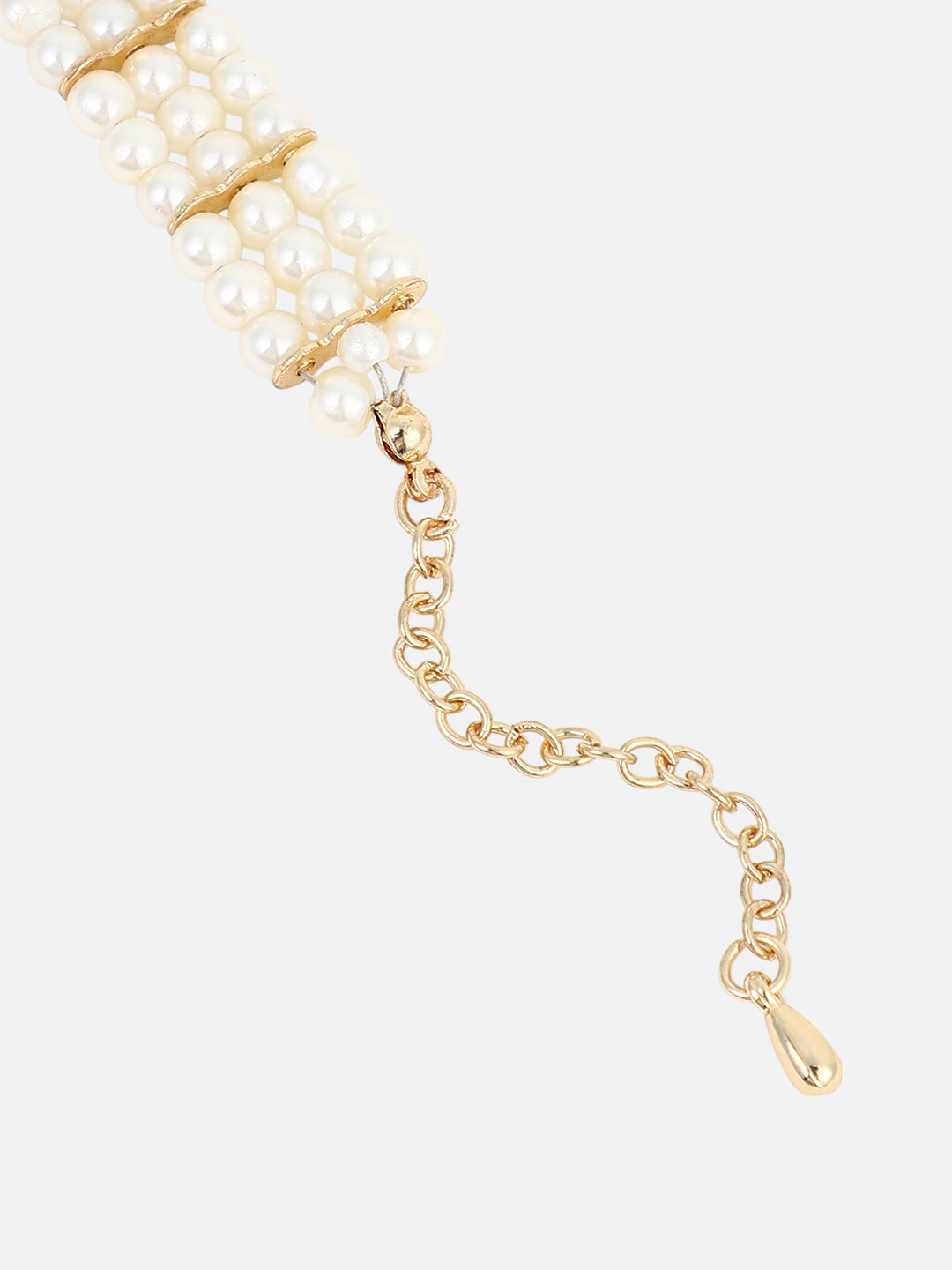 The Noor Round Watch - Pearl White