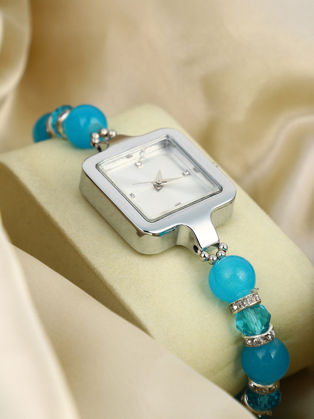 The Nizam Square Watch - Azure Blue