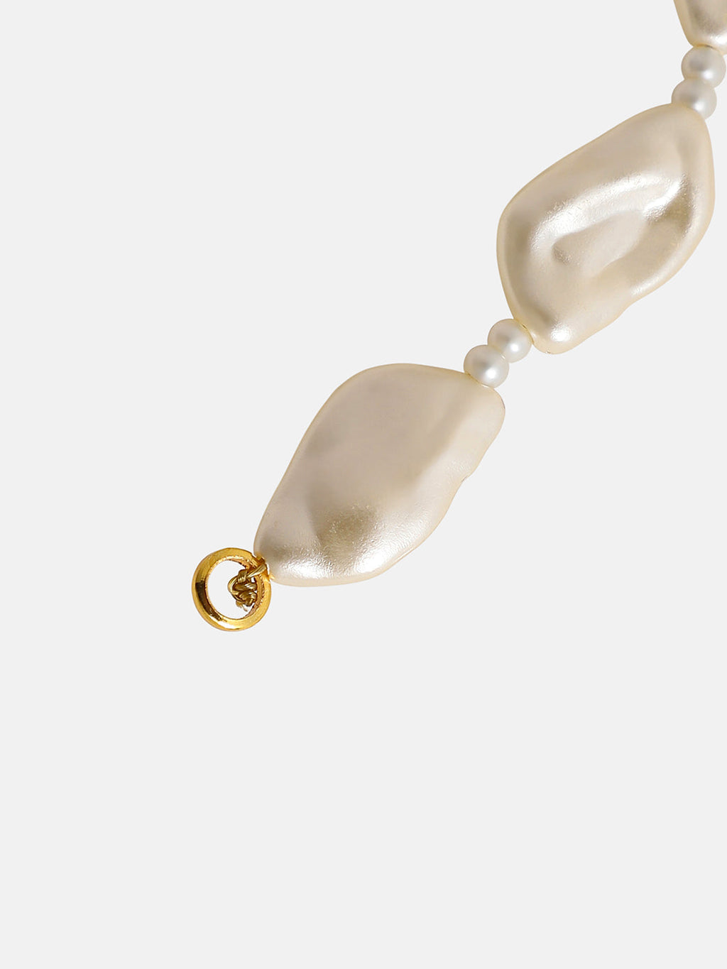 The Nona-Pearl Rectangle Watch - Pearl White