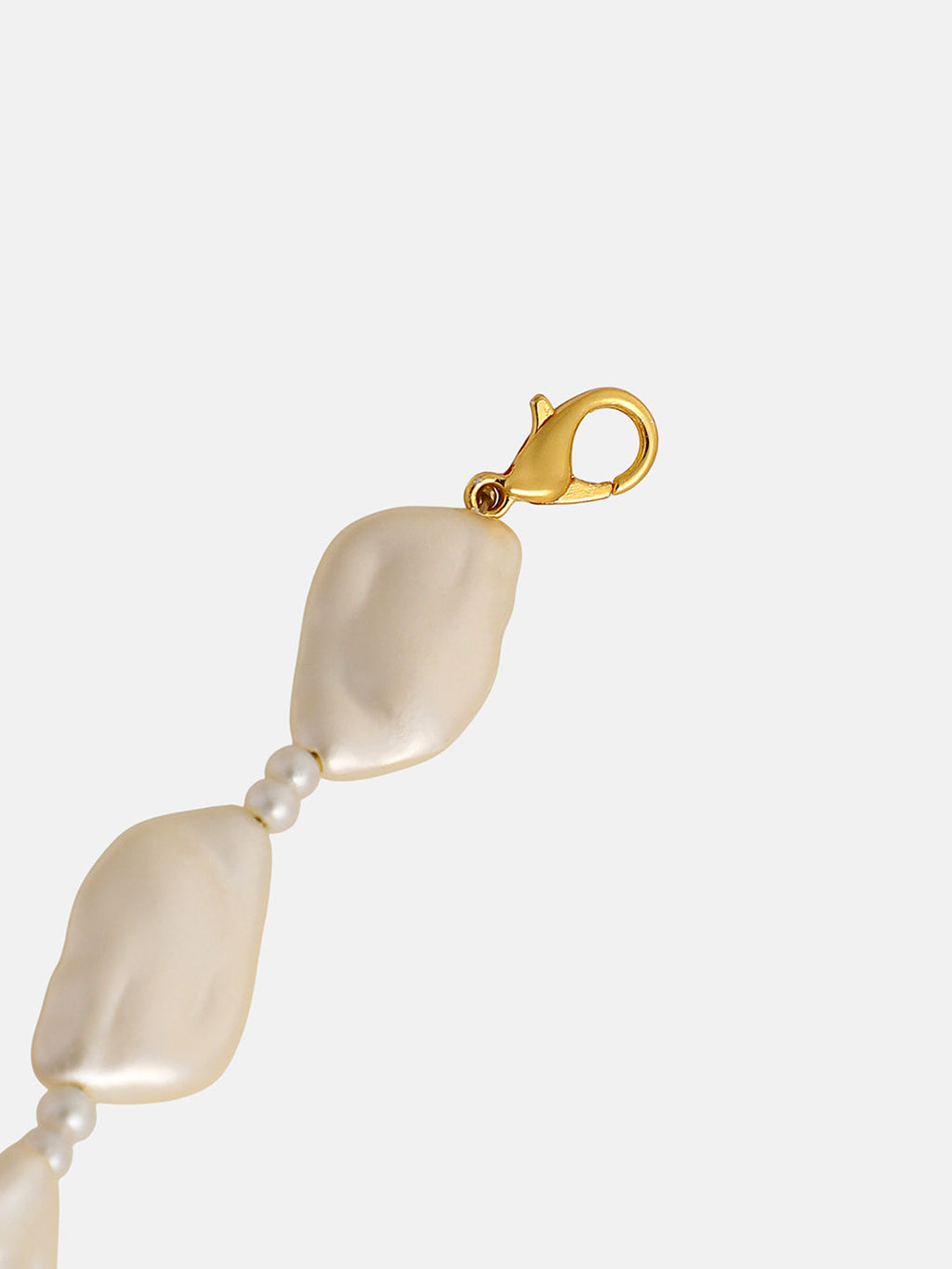 The Nona-Pearl Rectangle Watch - Pearl White