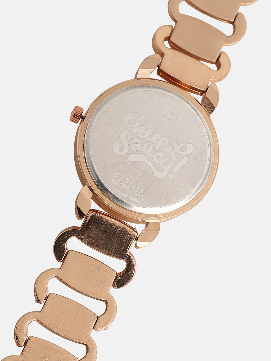 The Giorno-Orblink Round Watch - Rose Gold