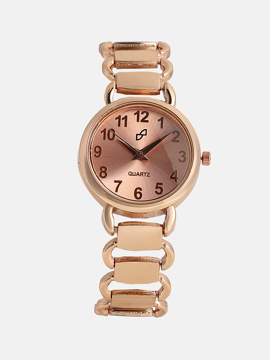 The Giorno-Orblink Round Watch - Rose Gold