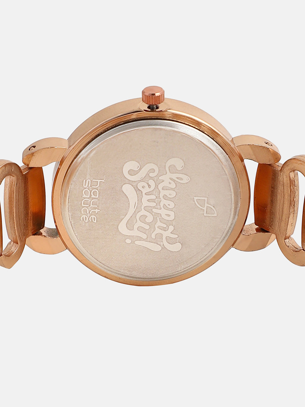 The Giorno-Orblink Round Watch - Rose Gold