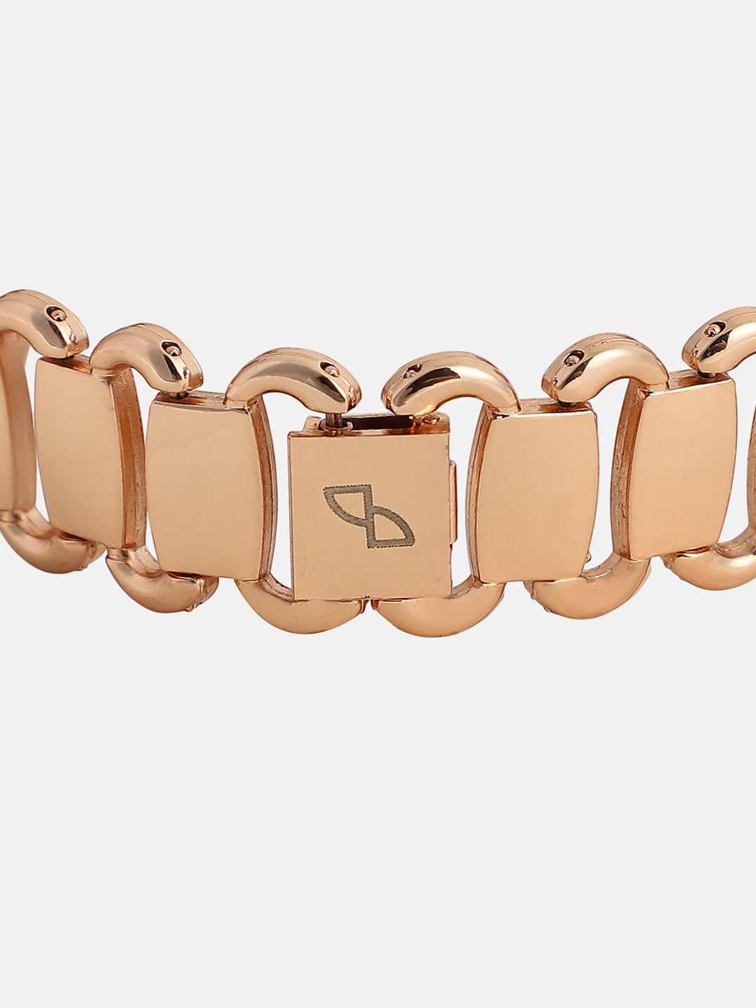 The Giorno-Orblink Round Watch - Rose Gold