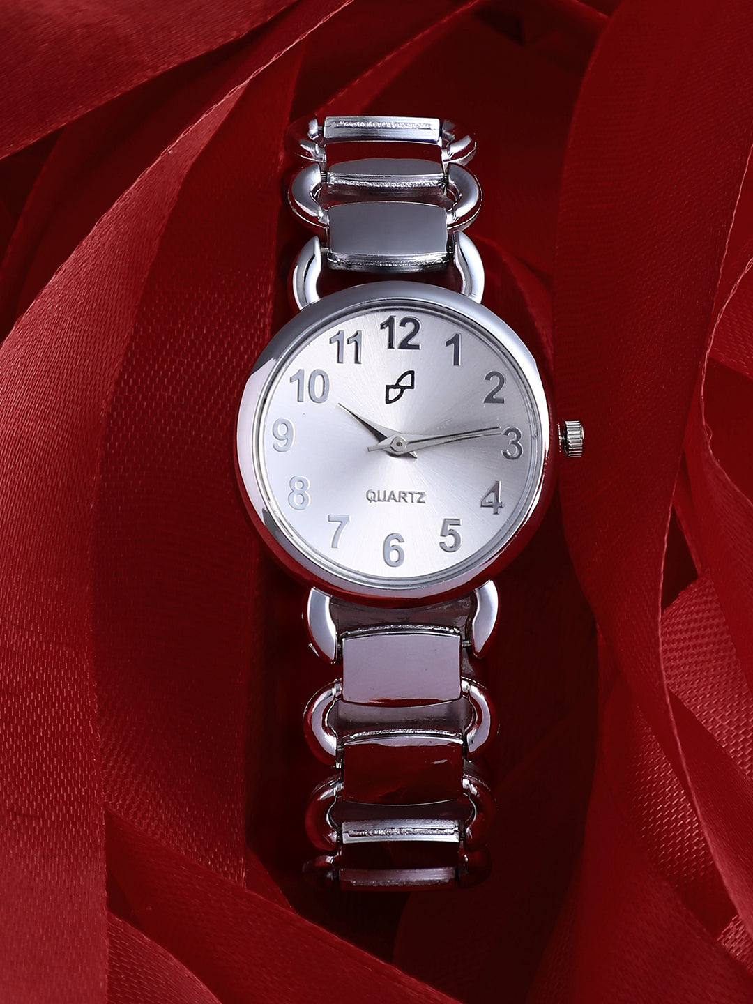 The Giorno-Orblink Round Watch - Metallic Silver