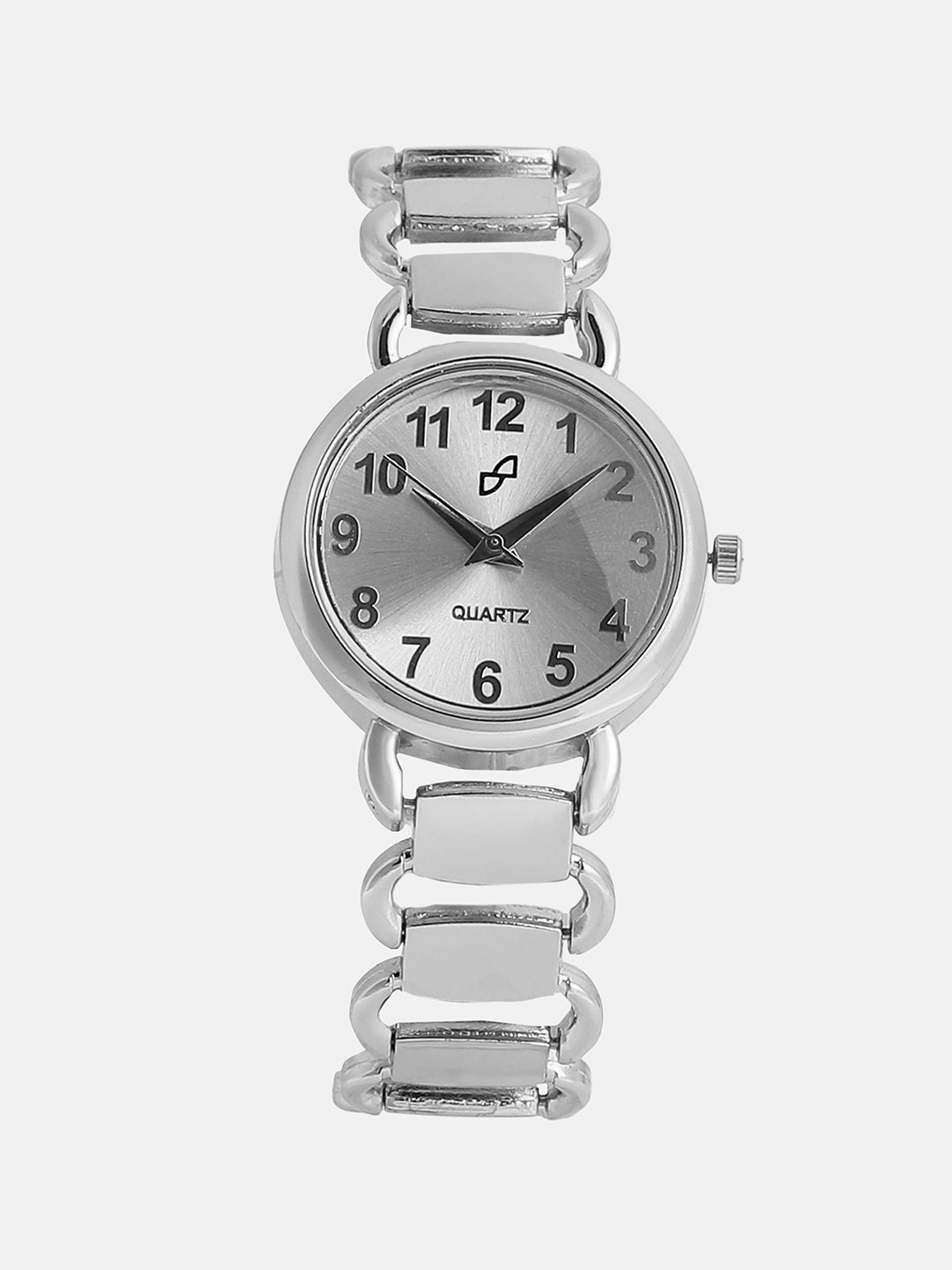 The Giorno-Orblink Round Watch - Metallic Silver