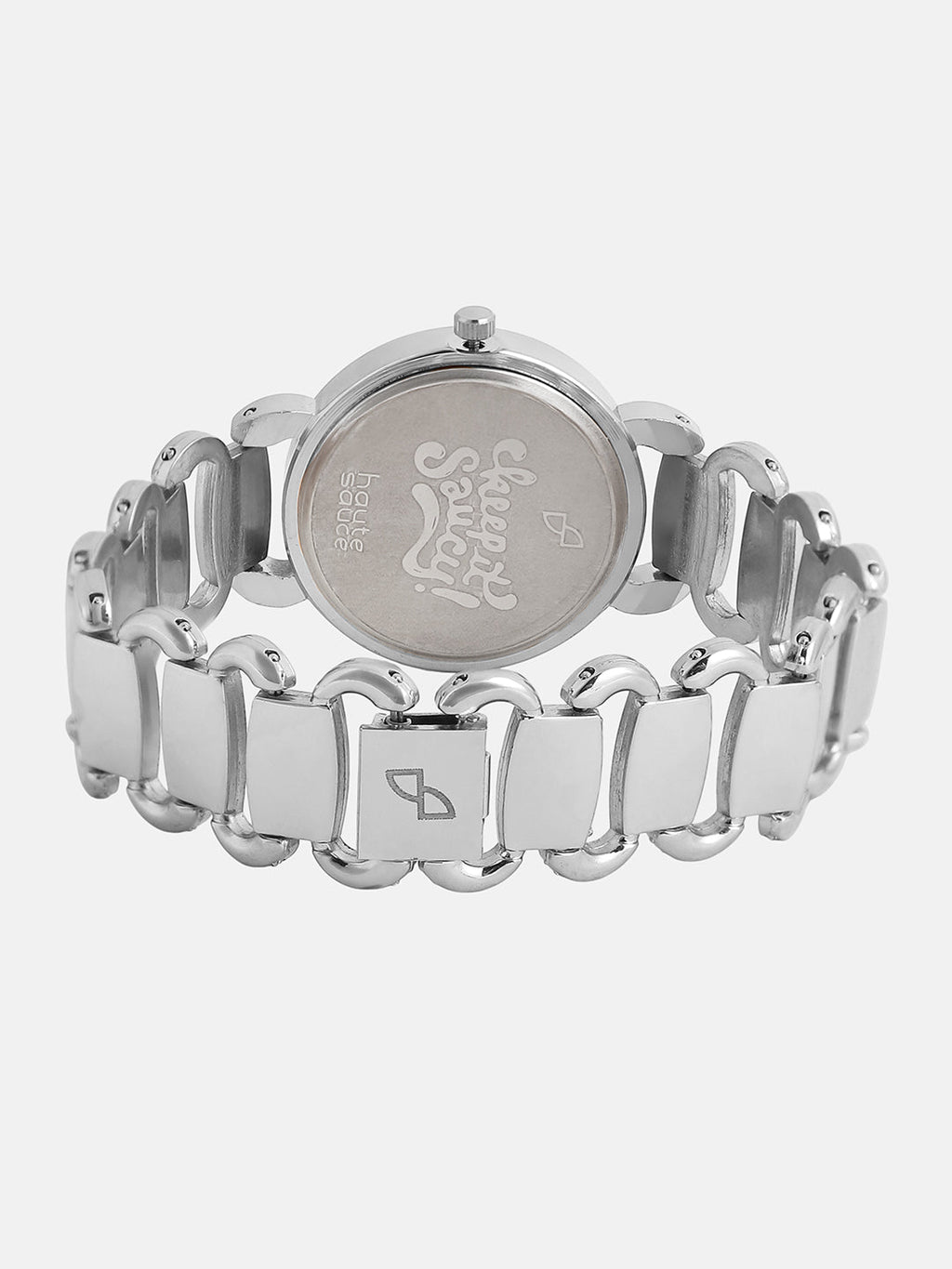 The Giorno-Orblink Round Watch - Metallic Silver
