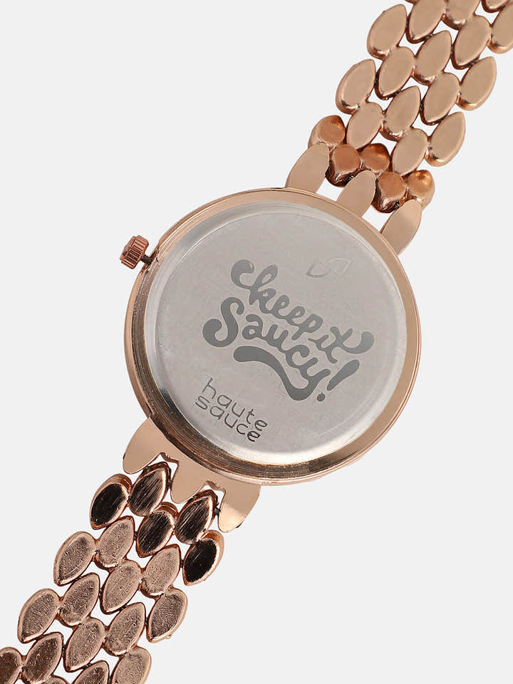 The Giorno-Venin Round Watch - Rose Gold