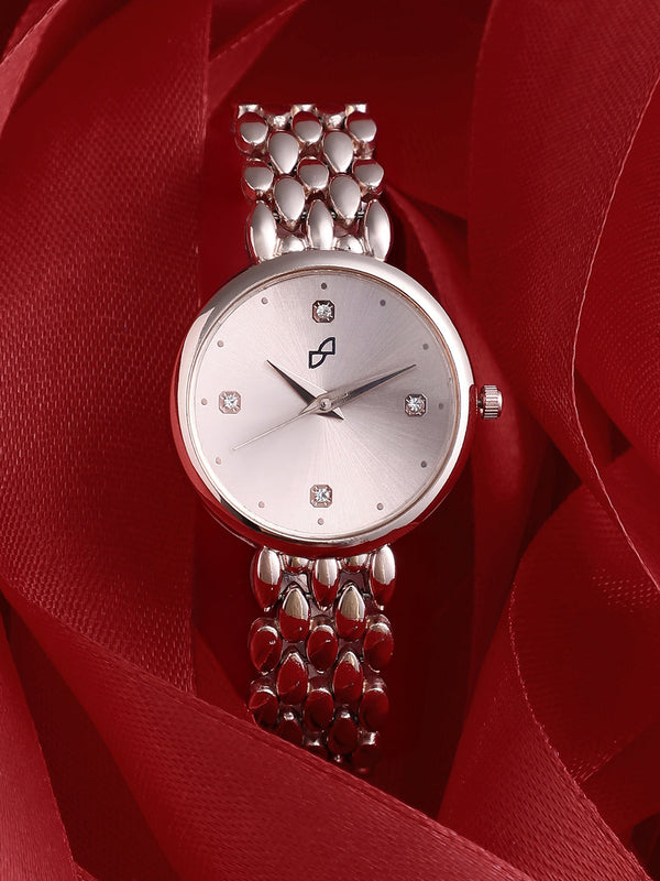 The Giorno-Venin Round Watch - Rose Gold