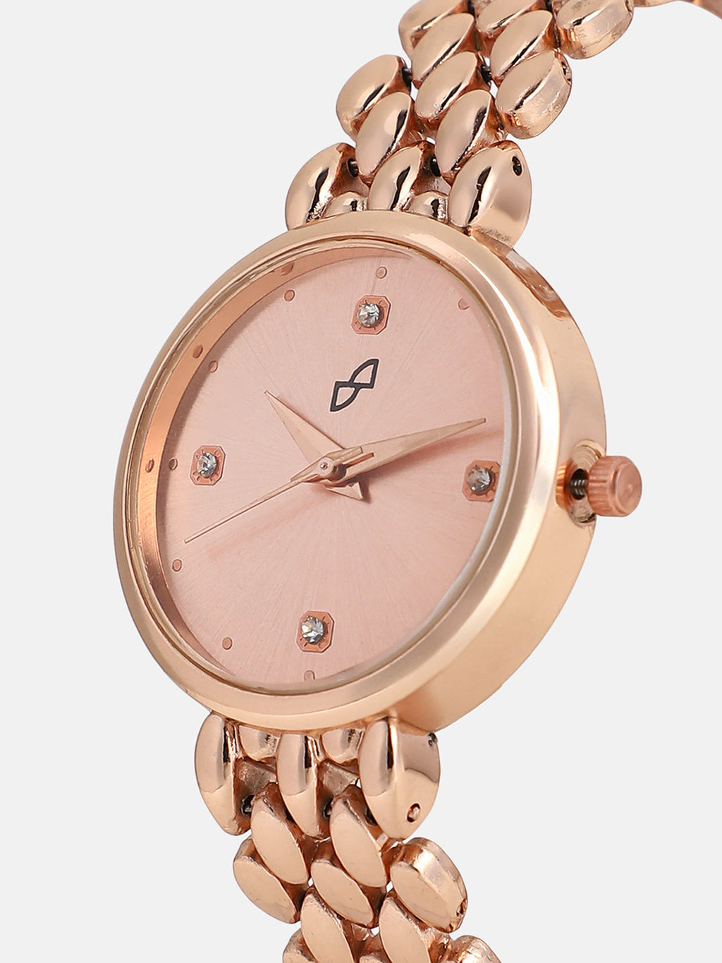 The Giorno-Venin Round Watch - Rose Gold