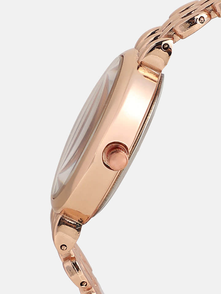 The Giorno-Venin Round Watch - Rose Gold