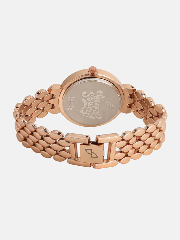 The Giorno-Venin Round Watch - Rose Gold