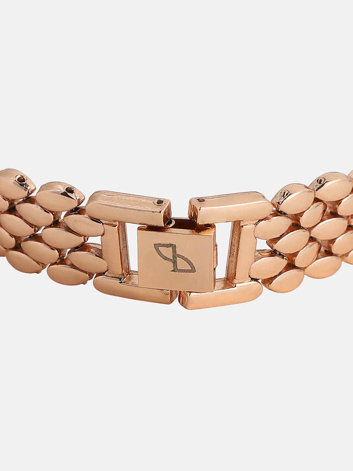 The Giorno-Venin Round Watch - Rose Gold