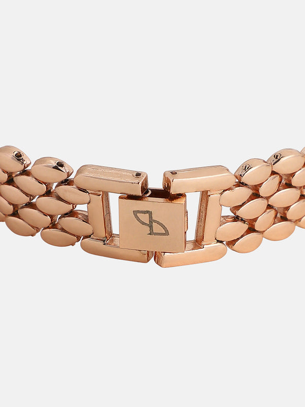 The Giorno-Venin Round Watch - Rose Gold