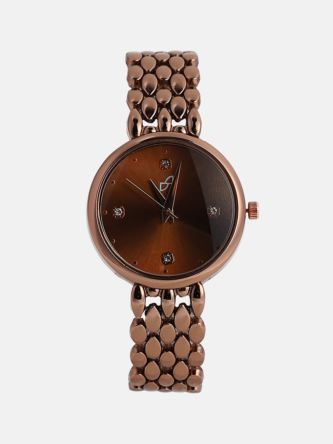 The Giorno-Venin Round Watch - Bronze Brown