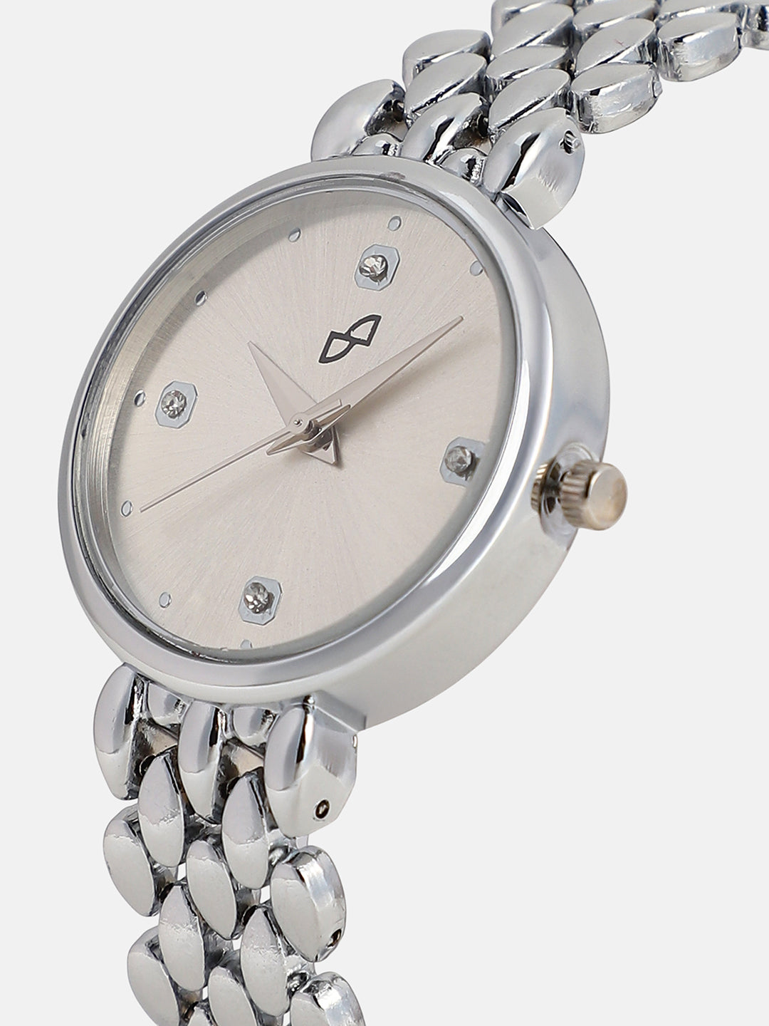 The Giorno-Venin Round Watch - Metallic Silver