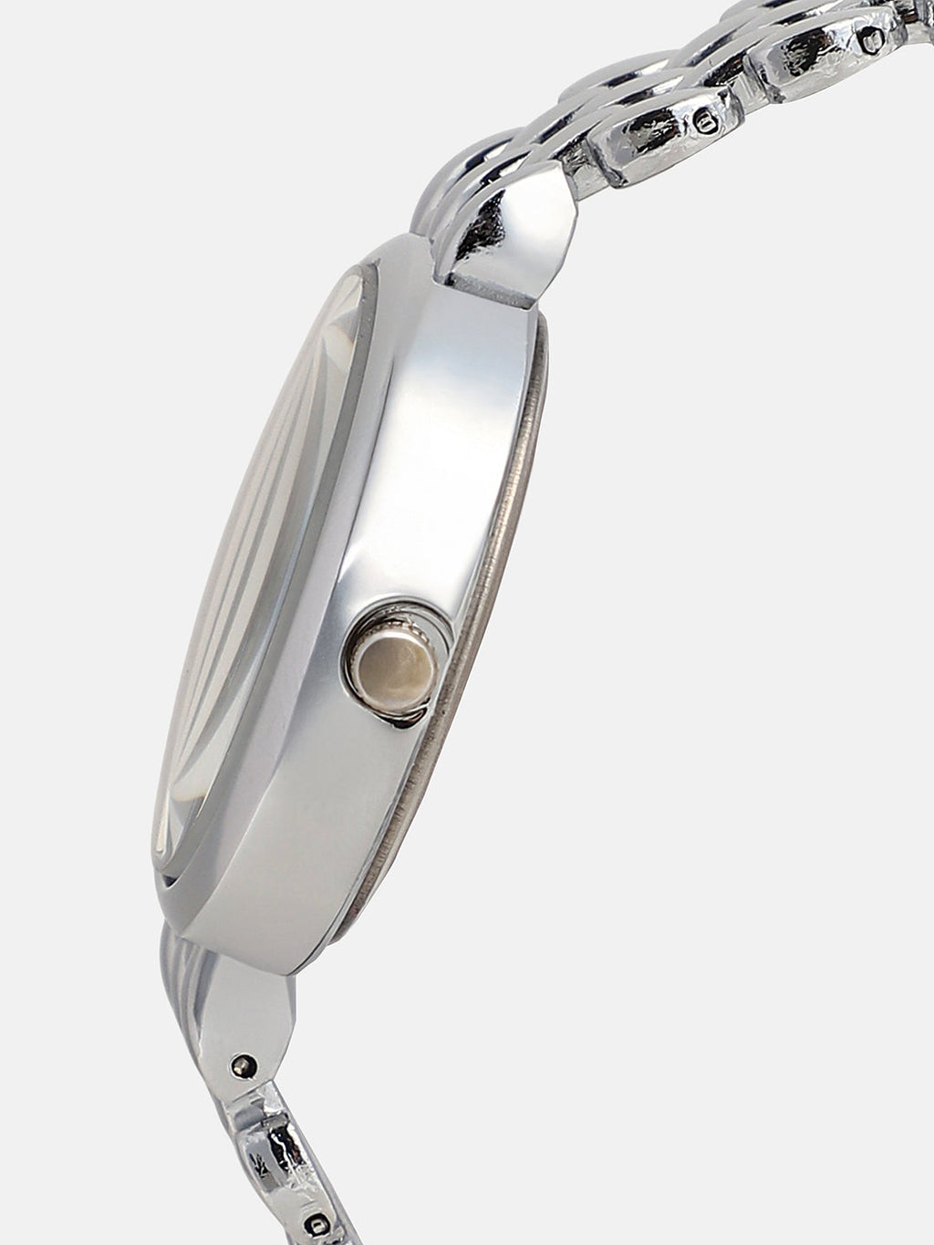 The Giorno-Venin Round Watch - Metallic Silver