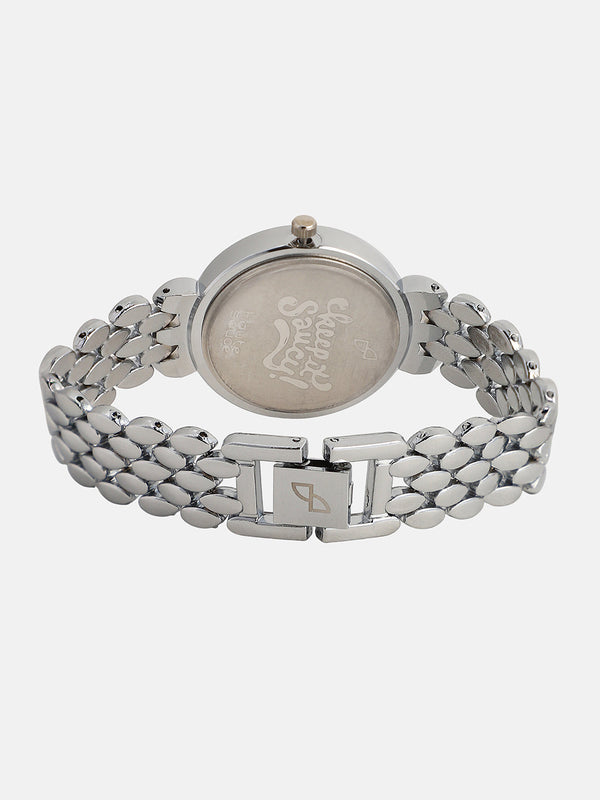 The Giorno-Venin Round Watch - Metallic Silver