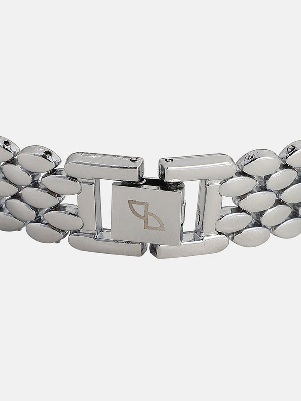 The Giorno-Venin Round Watch - Metallic Silver