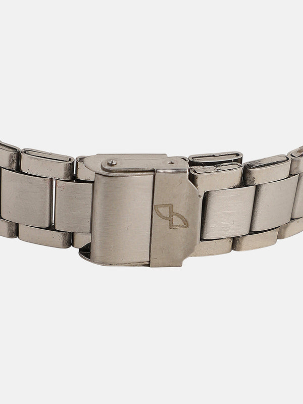 The Jour Round Watch - Metallic Silver