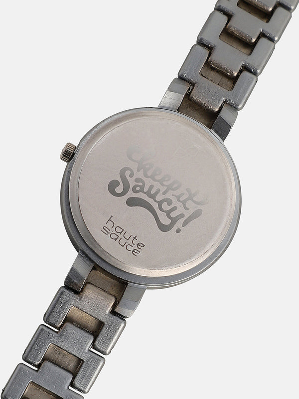 The Jour Round Watch - Emerald Green