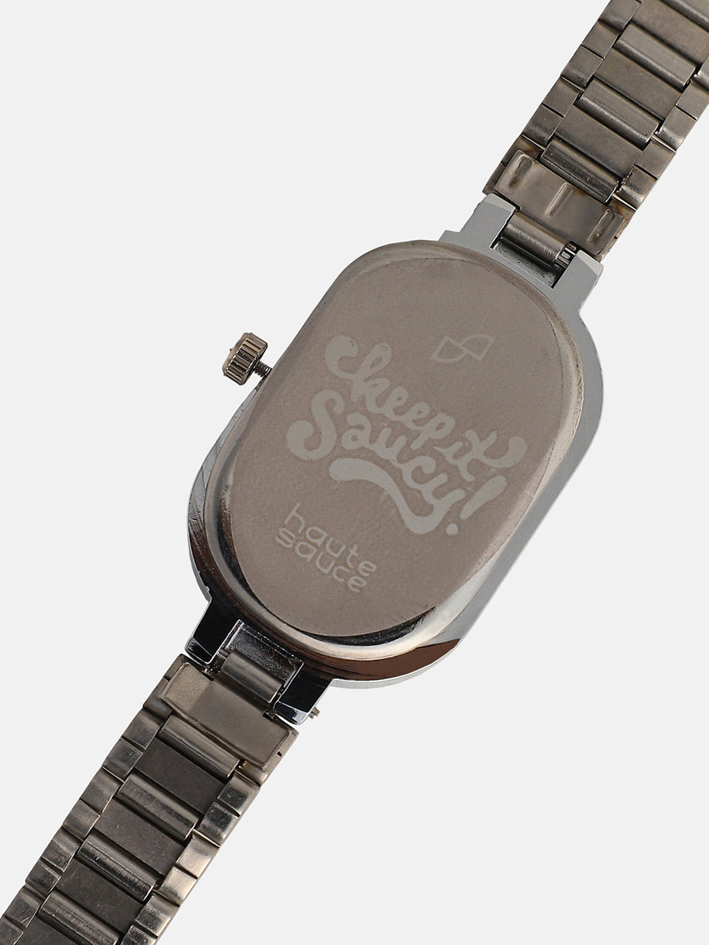 The Downtown Chain Rectangle Watch - Onyx Black