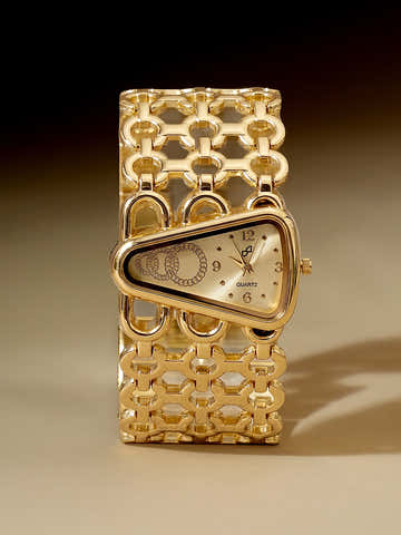 The Aurelia Designer Dial Watch-Antique Gold