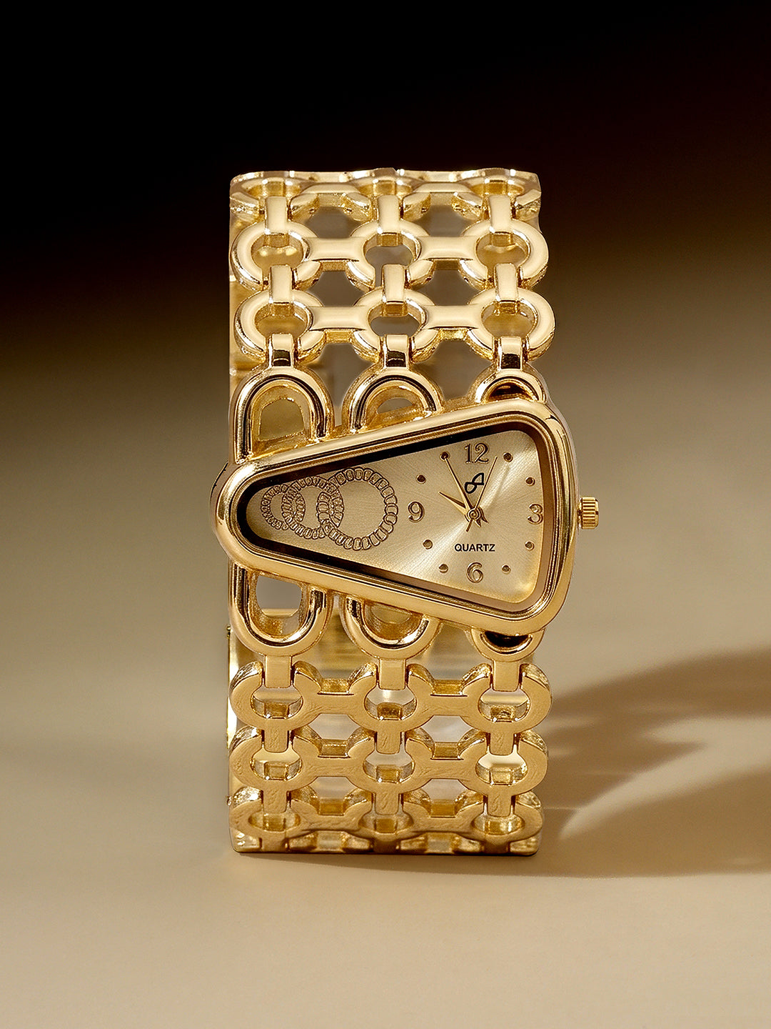 The Aurelia Designer Dial Watch-Antique Gold