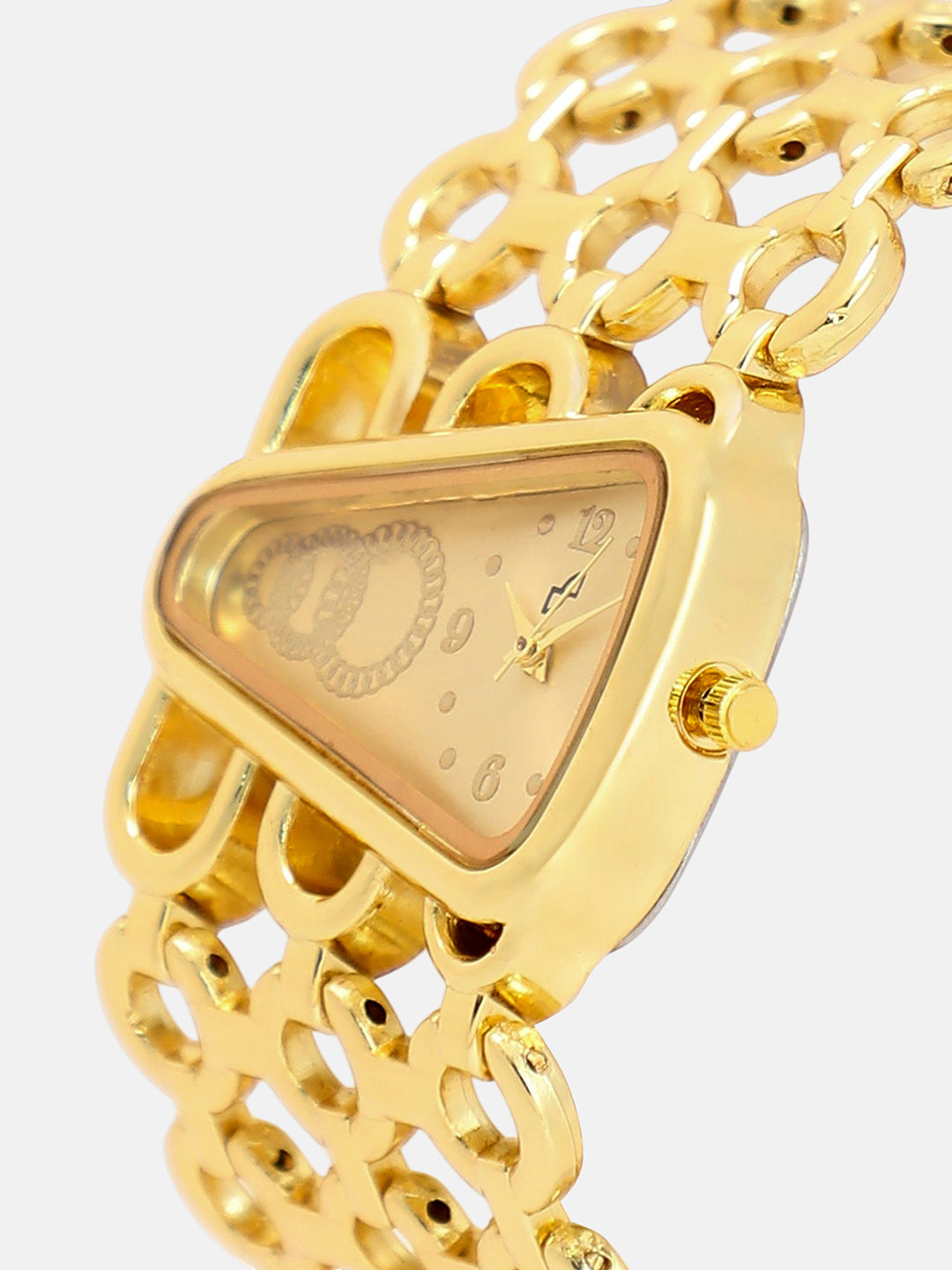 The Aurelia Designer Dial Watch-Antique Gold