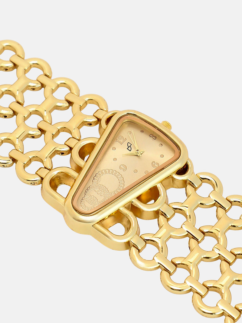 The Aurelia Designer Dial Watch-Antique Gold