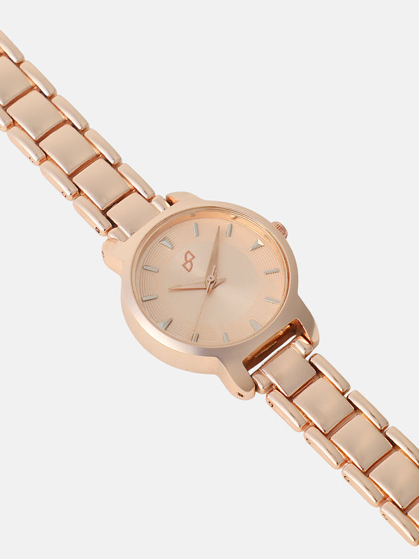 The Rosé Sunray Watch - Champagne Rose