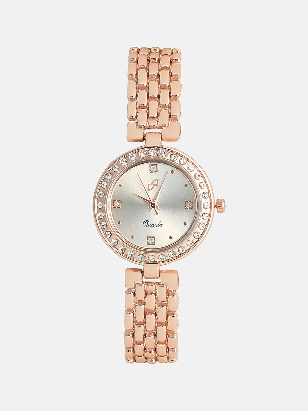 The Crystal Bloom Watch - Rose Gold