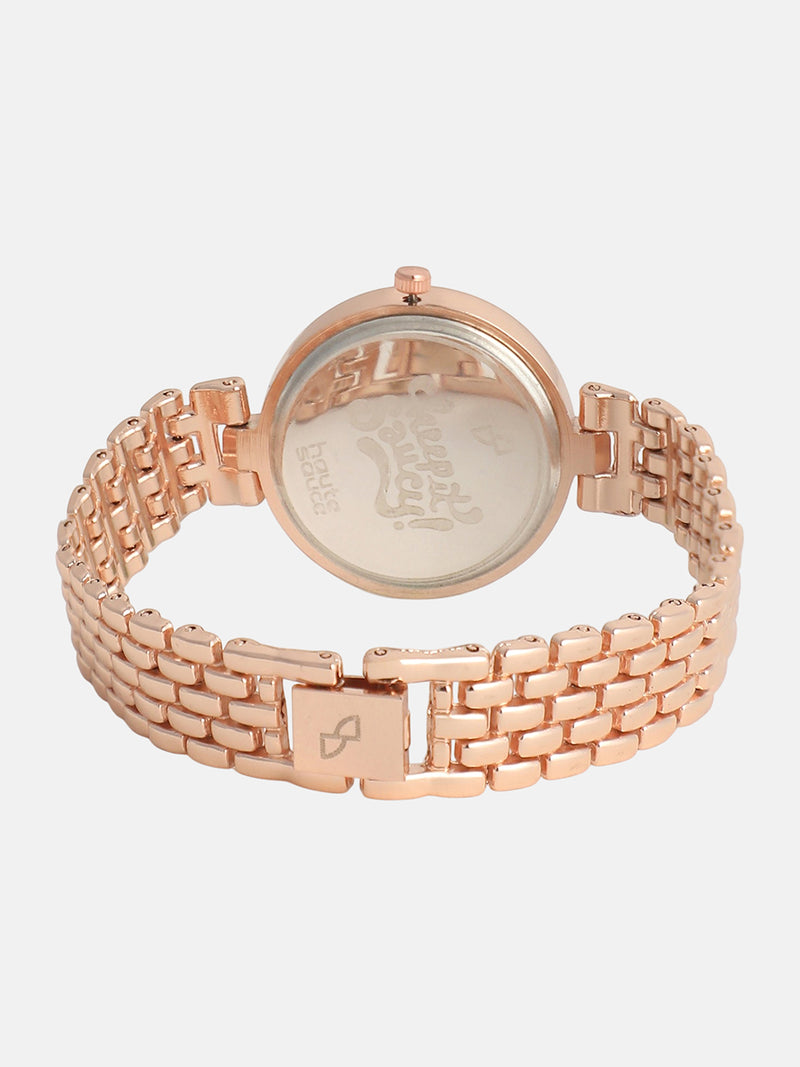 The Crystal Bloom Watch - Rose Gold