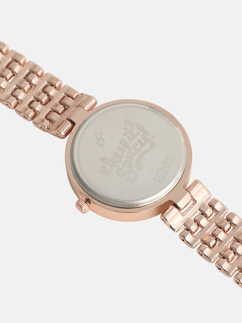 The Crystal Bloom Watch - Rose Gold