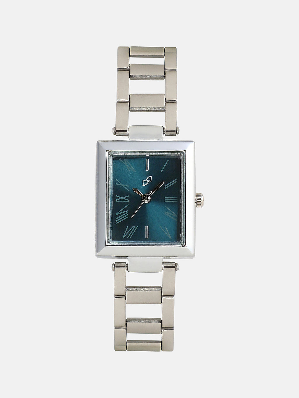 The Sapphire Rectangle Watch - Silver