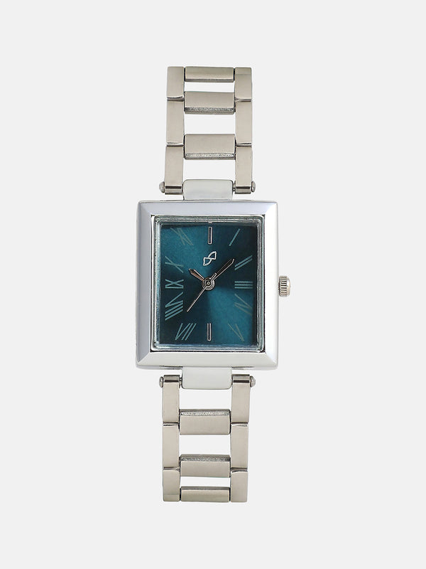 The Sapphire Rectangle Watch - Silver