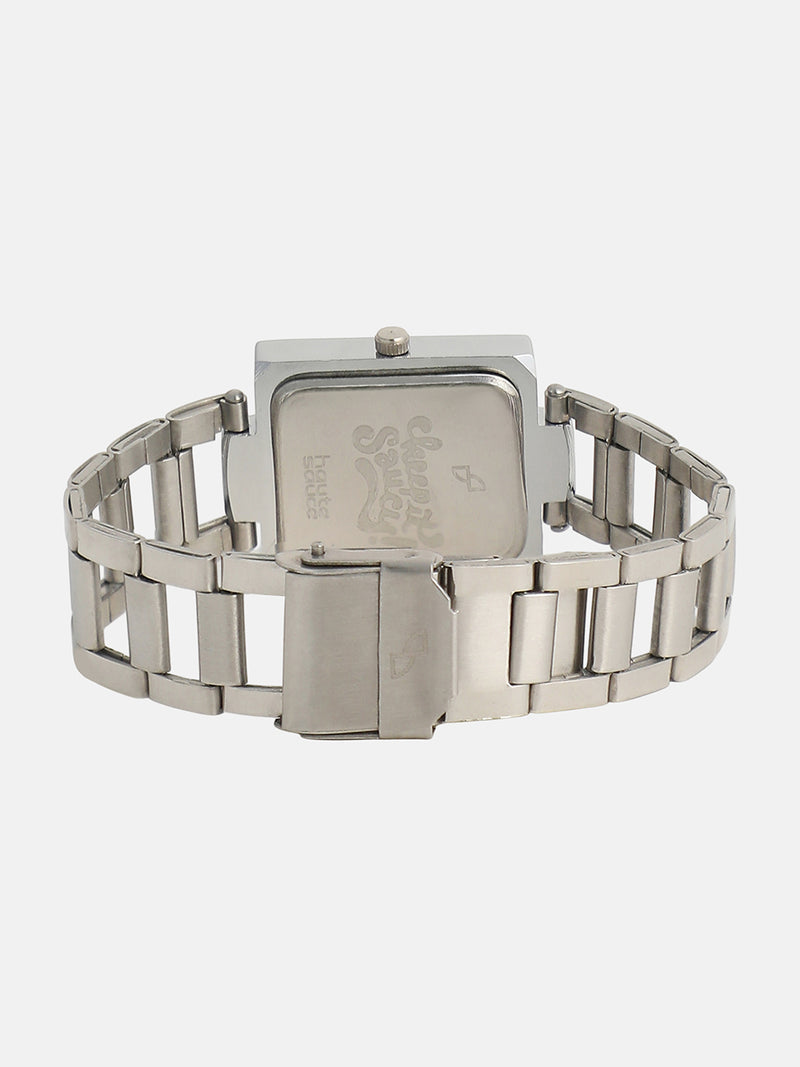 The Sapphire Rectangle Watch - Silver