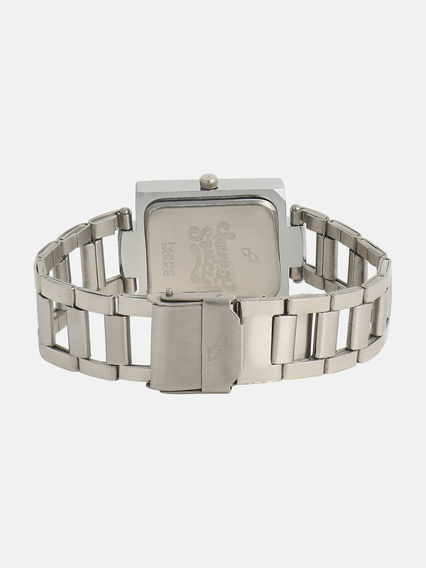 The Sapphire Rectangle Watch - Silver