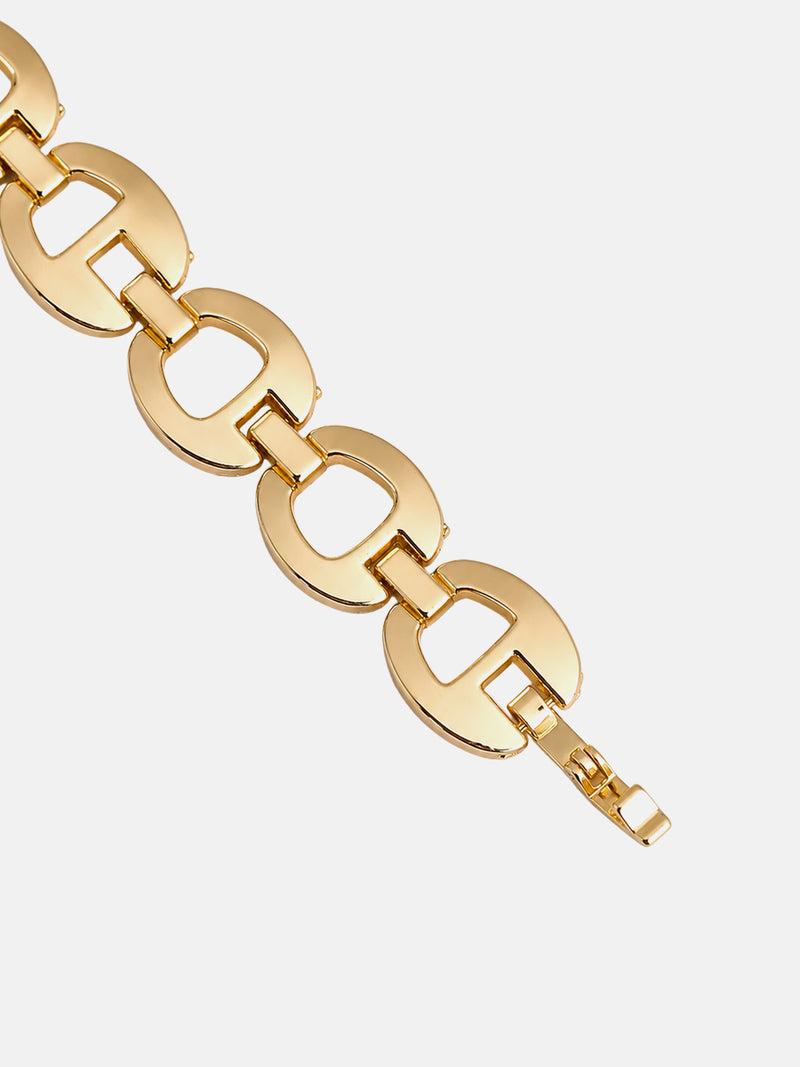 The Celeste Crystal Bracelet Watch - Gold
