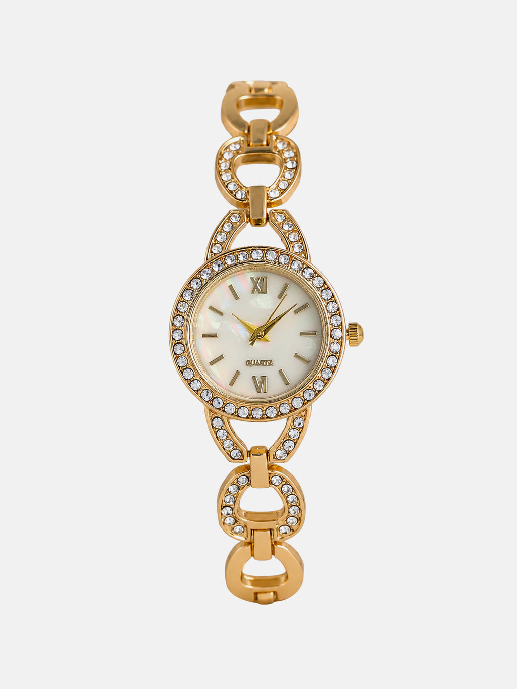 The Celeste Crystal Bracelet Watch - Gold