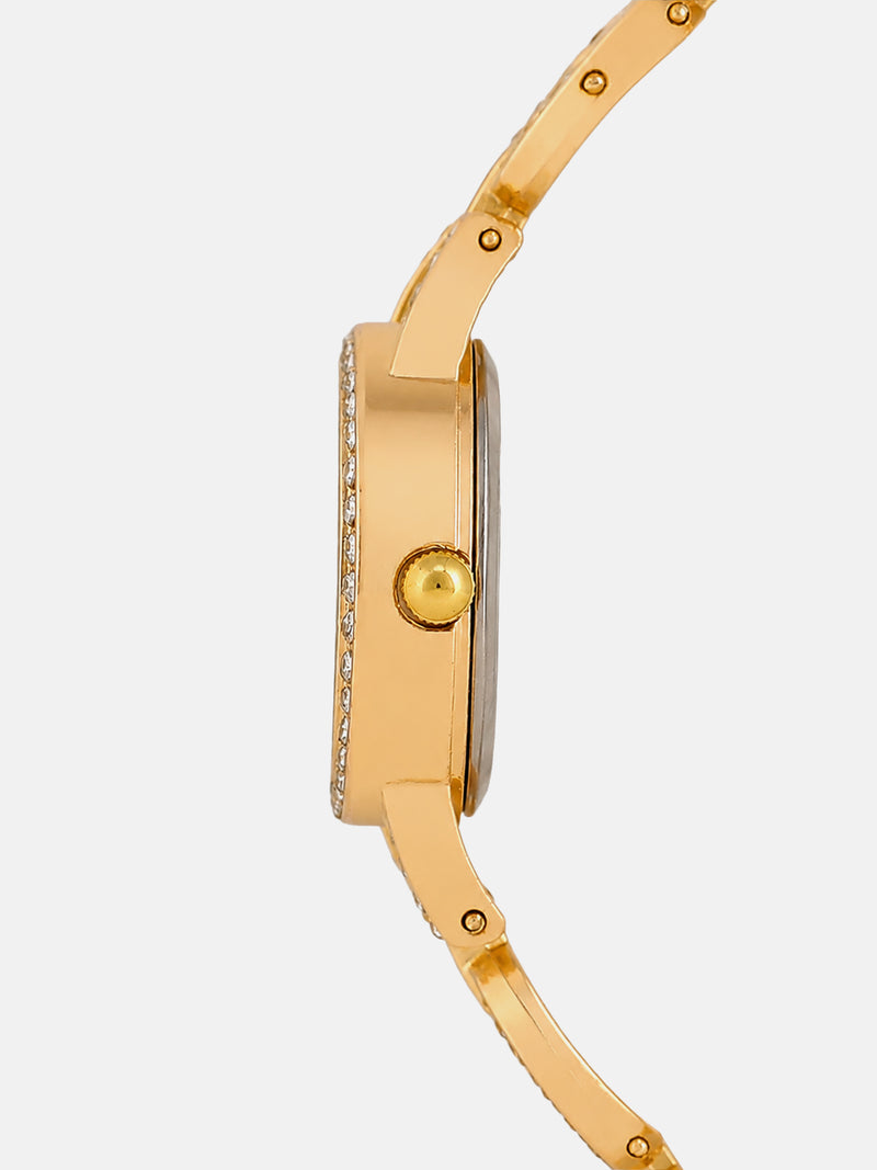 The Celeste Crystal Bracelet Watch - Gold