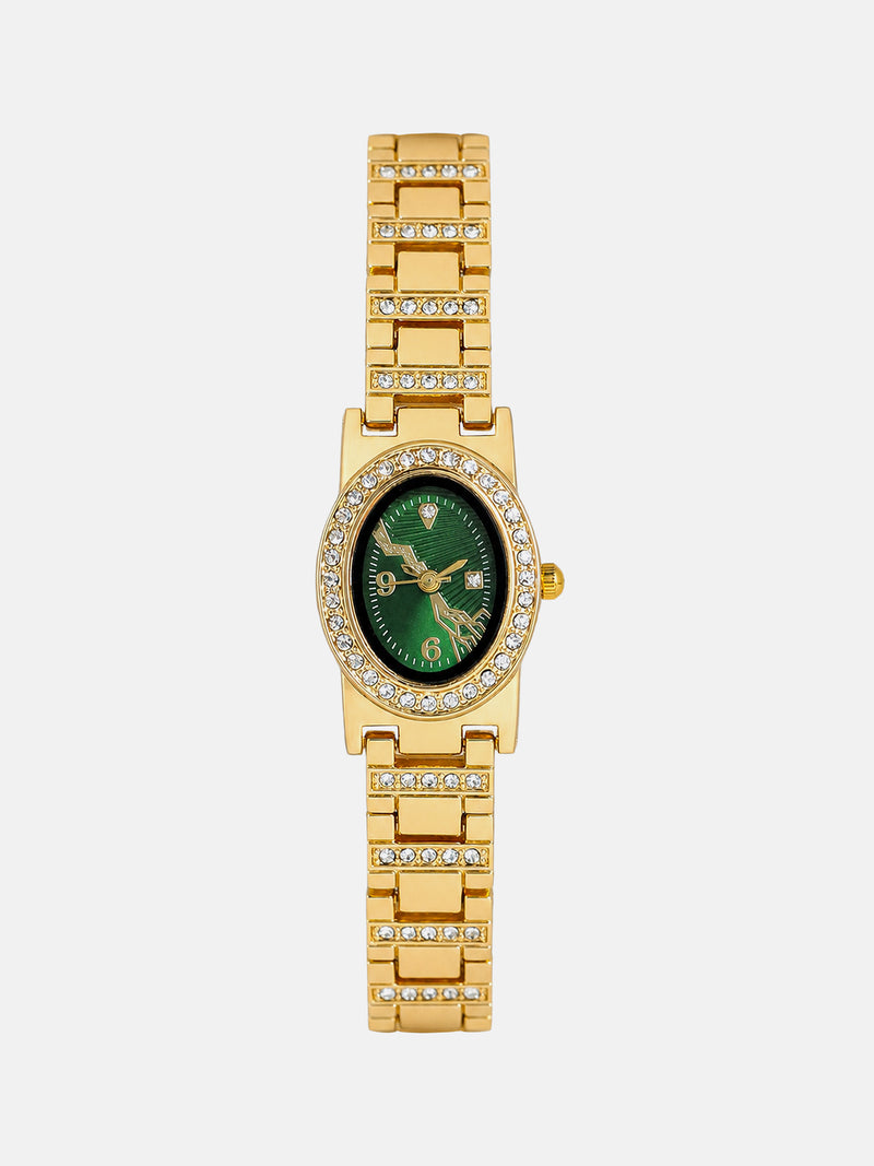 The Seraphina Oval Watch - Gold