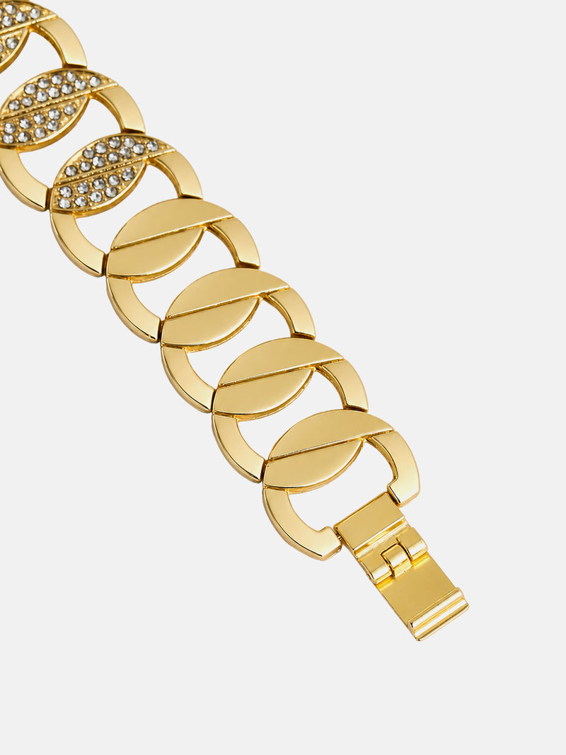 The Elara Luxe Bracelet Watch - Gold