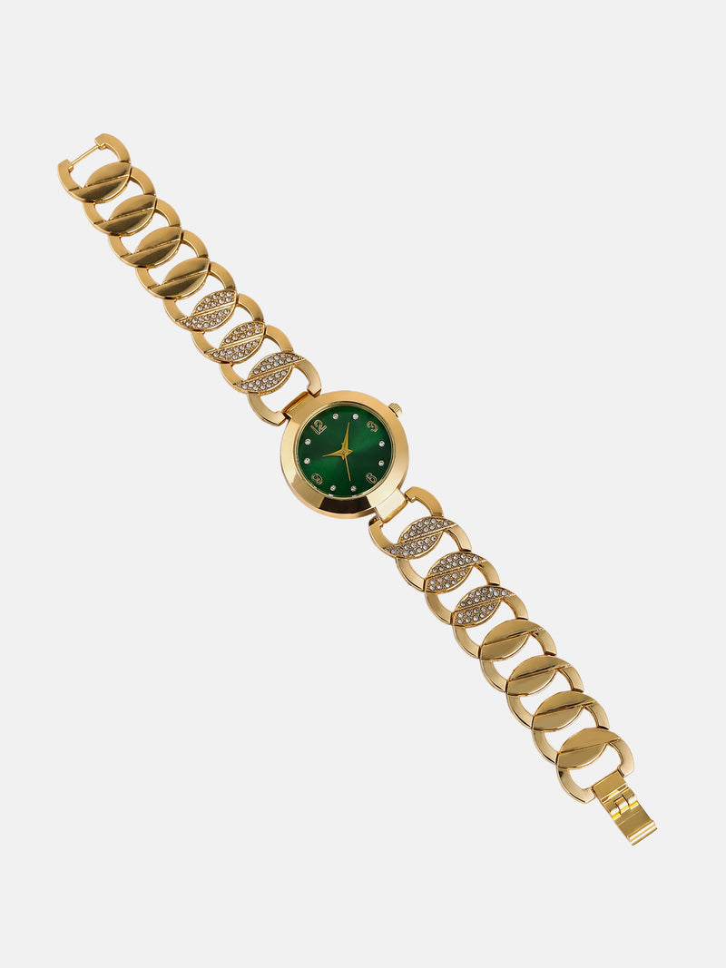 The Elara Luxe Bracelet Watch - Gold