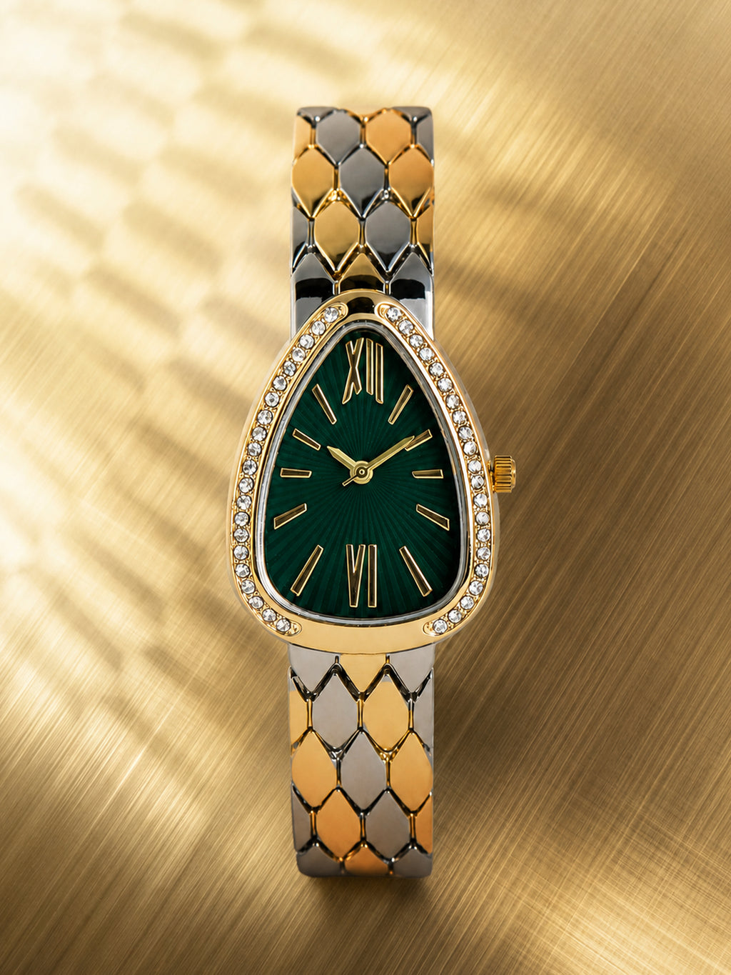 The Aurora Dual Tone Watch - Gold
