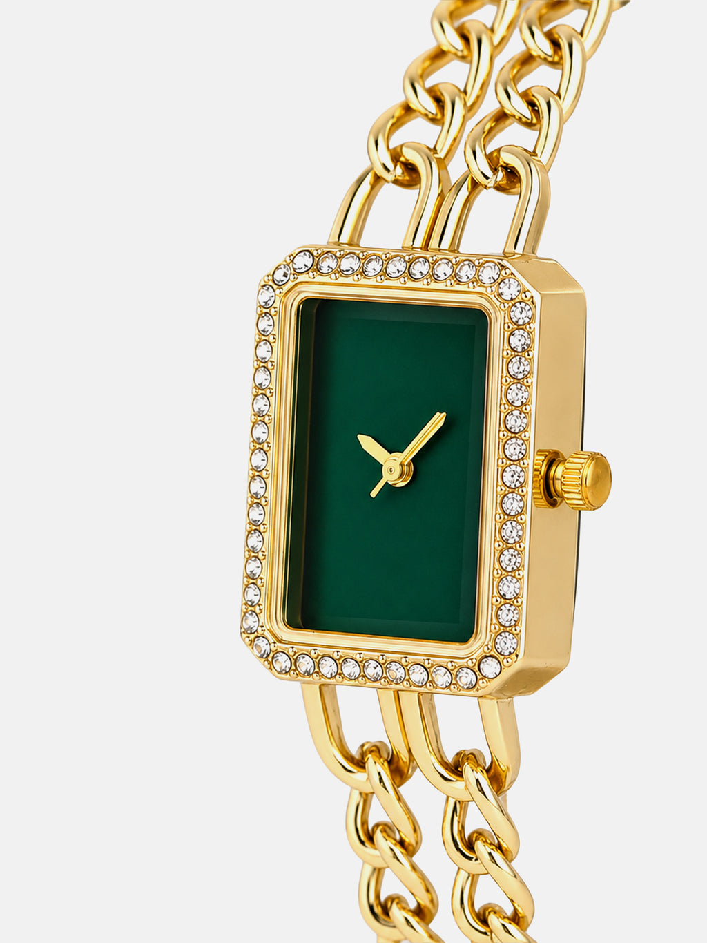 The Kensington Rectangle Watch - Gold