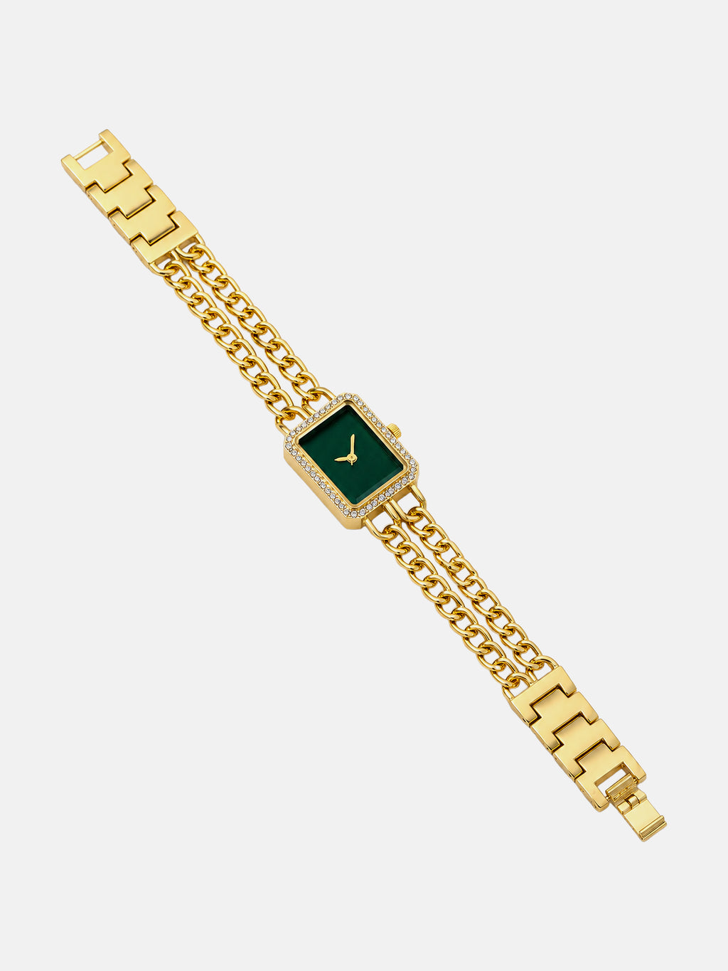The Kensington Rectangle Watch - Gold
