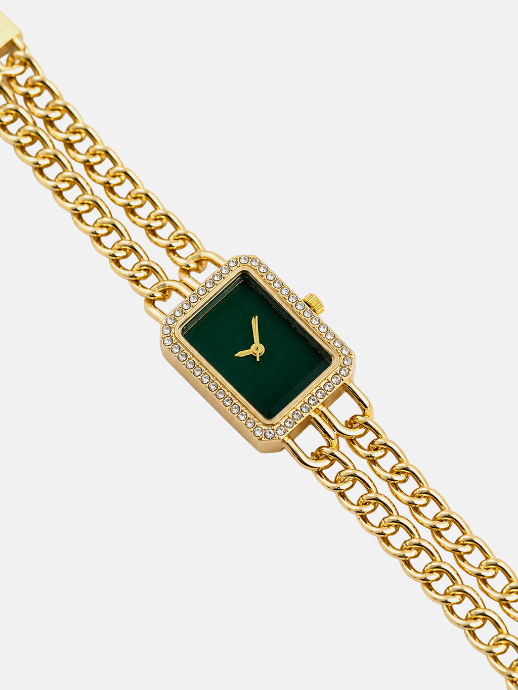 The Kensington Rectangle Watch - Gold