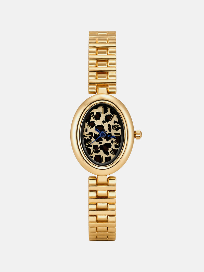 The Monaco Oval Watch - Gold